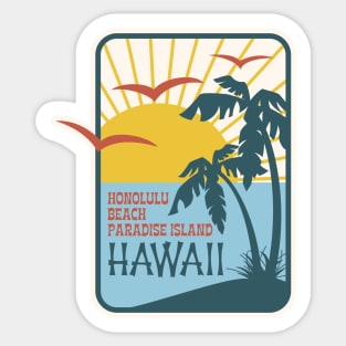 Hawaii Paradise Island Sticker